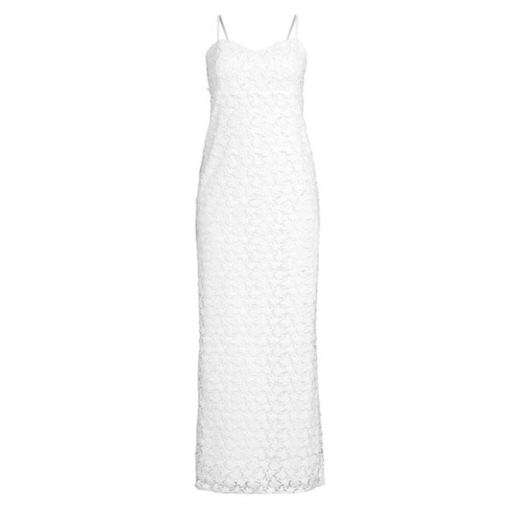 Lilly Pulitzer Gillian Maxi Dress in Butterfly Garden 3D Lace NWT - Size 4 - Picture 4 of 6